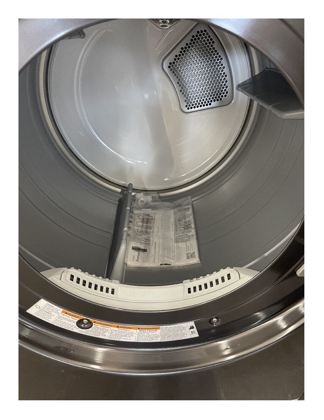 7.4 cu. ft. Large Capacity Vented Smart Stackable Gas Dryer with Sensor