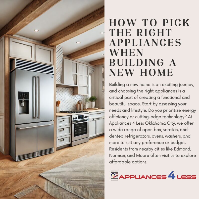 How To Pick the Right Appliances