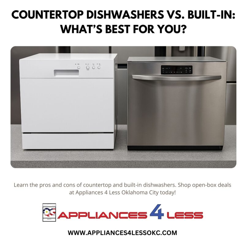Countertop dishwashers