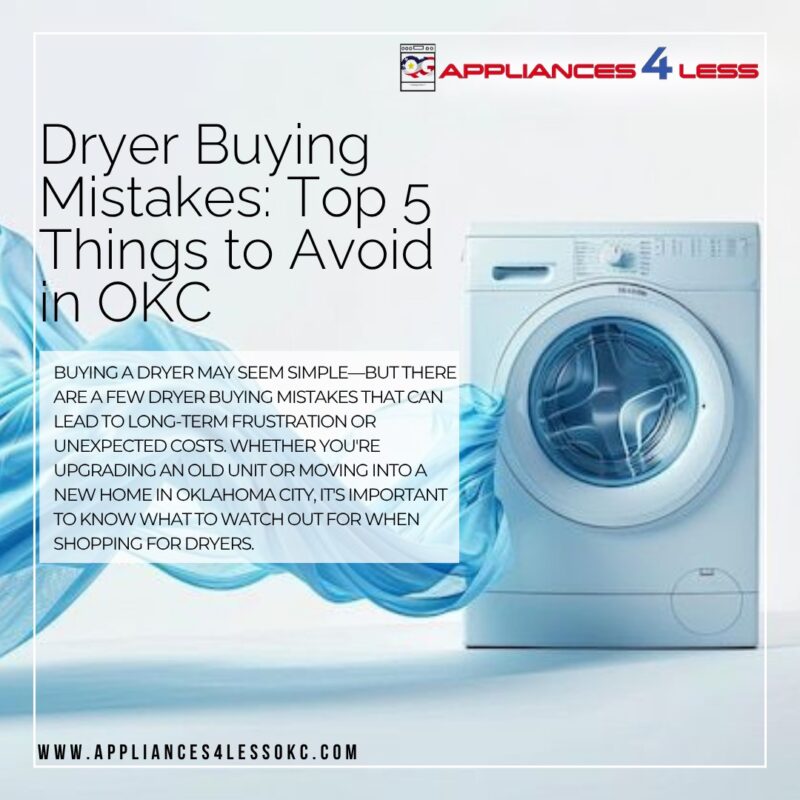 Dryer buying mistakes