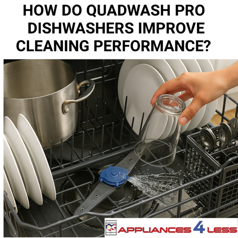 How QuadWash Pro dishwashers improve cleaning