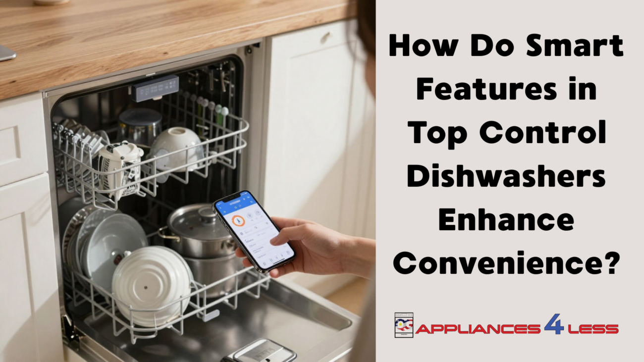 Smart Features in Top Control Dishwashers