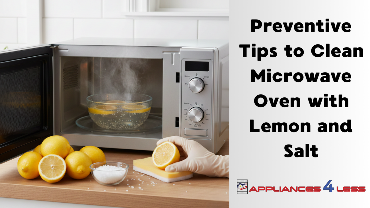 Tips to Clean Microwave Oven with Lemon Salt
