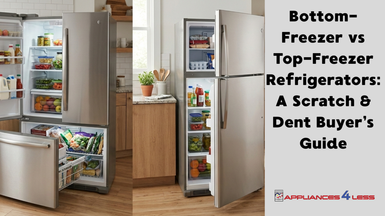 Top-Freezer Refrigerators vs Bottom-Freezer