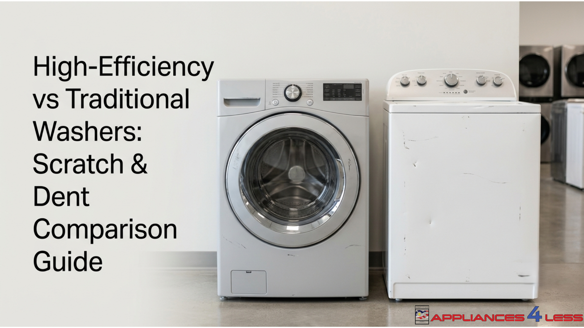 High-Efficiency Vs Traditional Washers