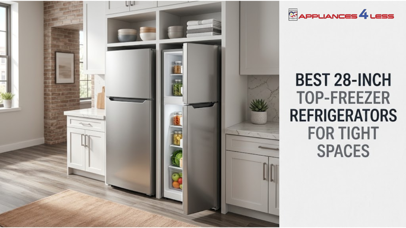 Best 28-Inch Top-Freezer Refrigerators